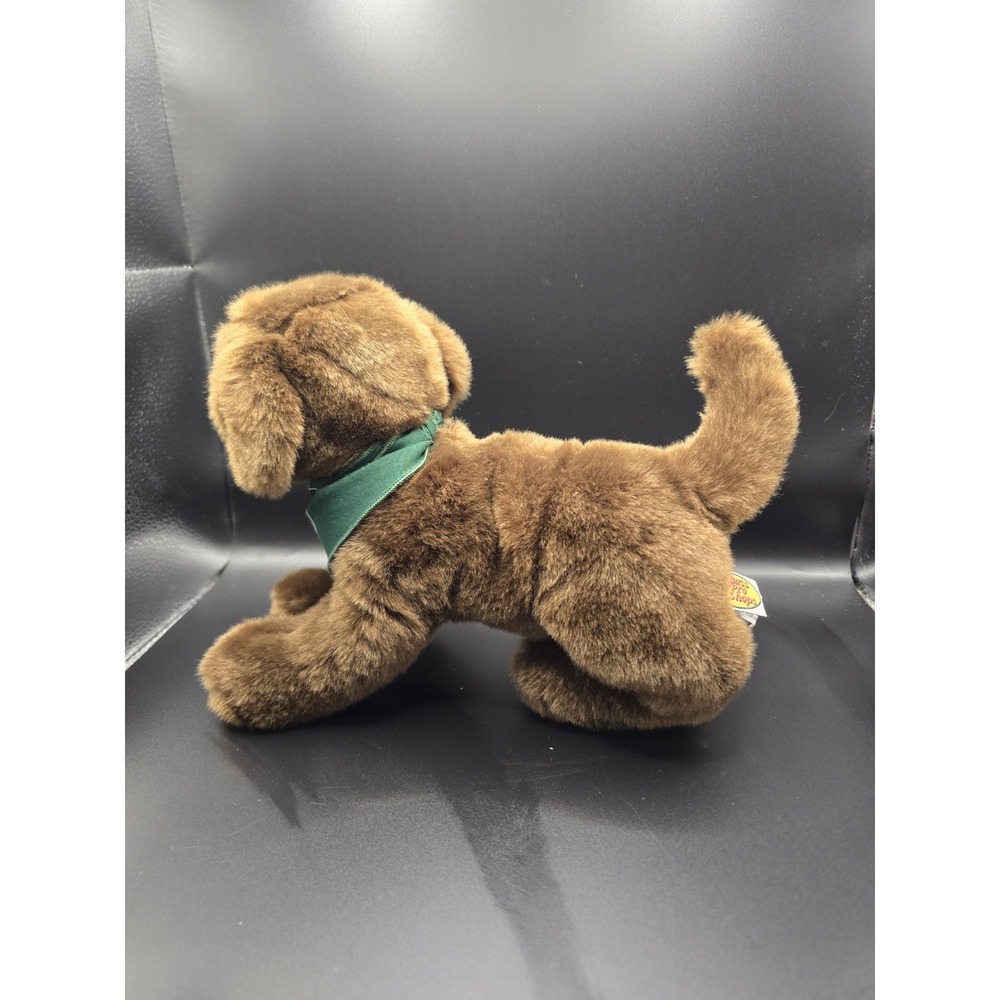Chocolate Labrador Retriever Puppy Dog Plush Stuffed Animal Bass Pro Shop - Picture 3 of 6